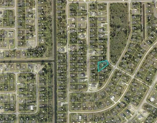 Aerial overview of property's location