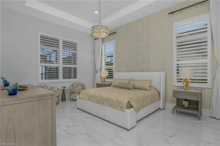 Lots of windows provide natural light.