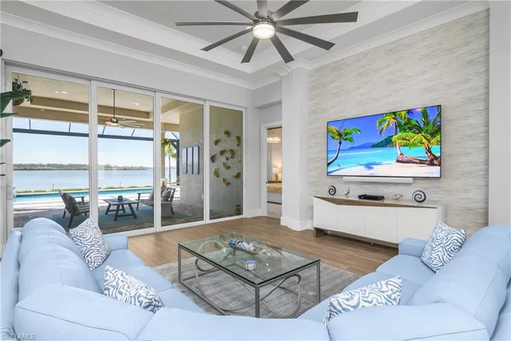 This meticulously kept home includes soaring ceilings, high-end interior design, crown molding and attention to detail throughout this home.