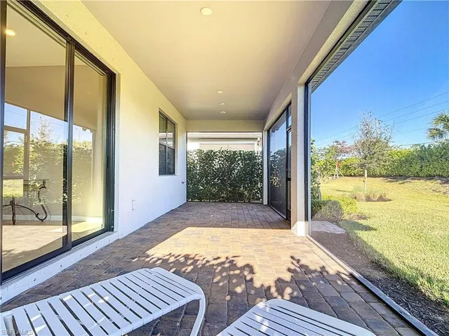 View of patio