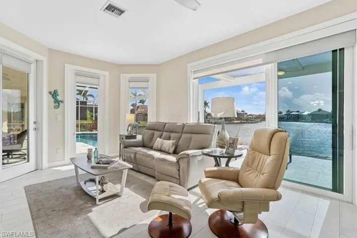 View of living area