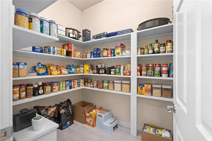 Large walk-in pantry
