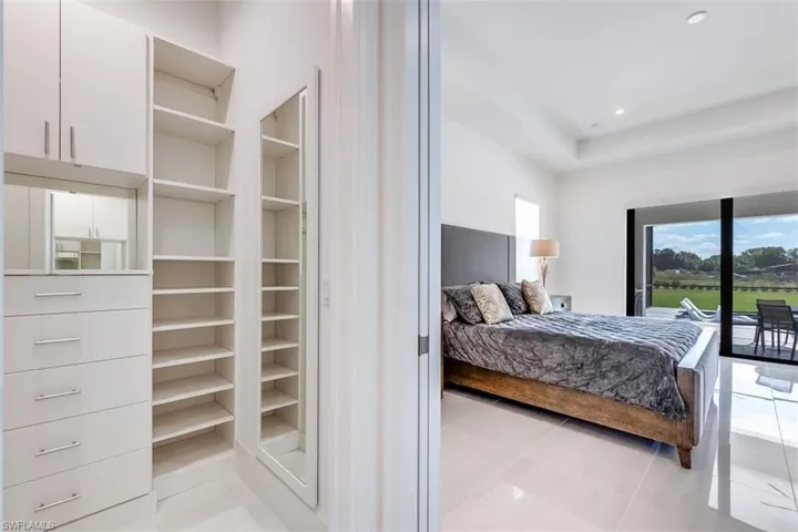 Master Bedroom closet #2 with custom shelving