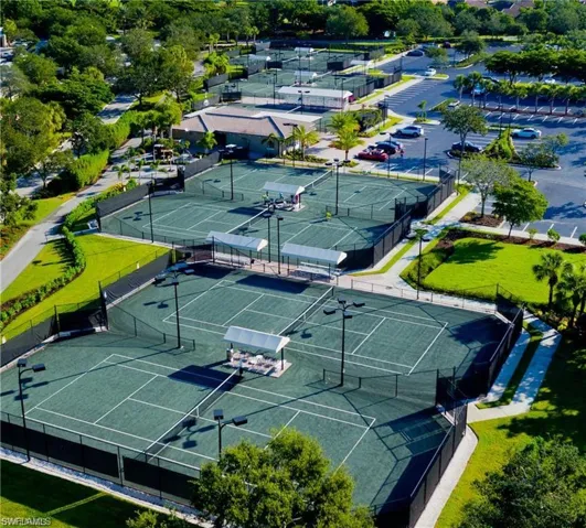 Aerial view SWCC Tennis Courts