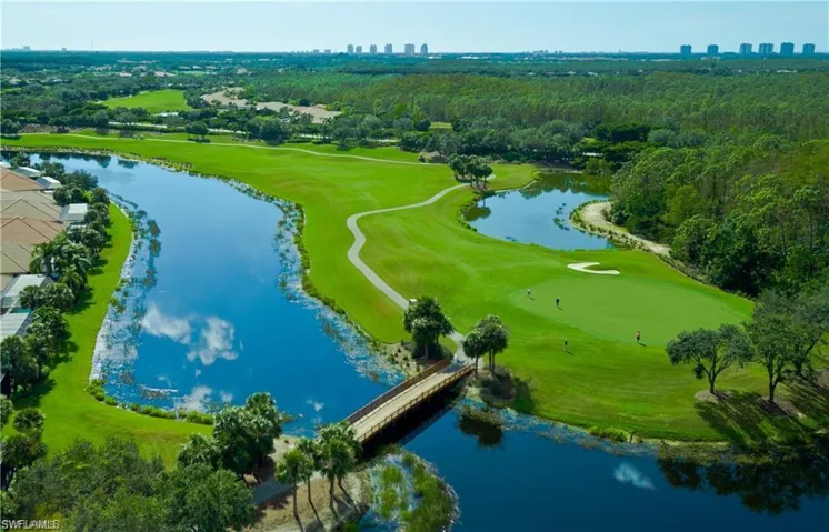 Drone / aerial view with a water view SWCC Golf Course