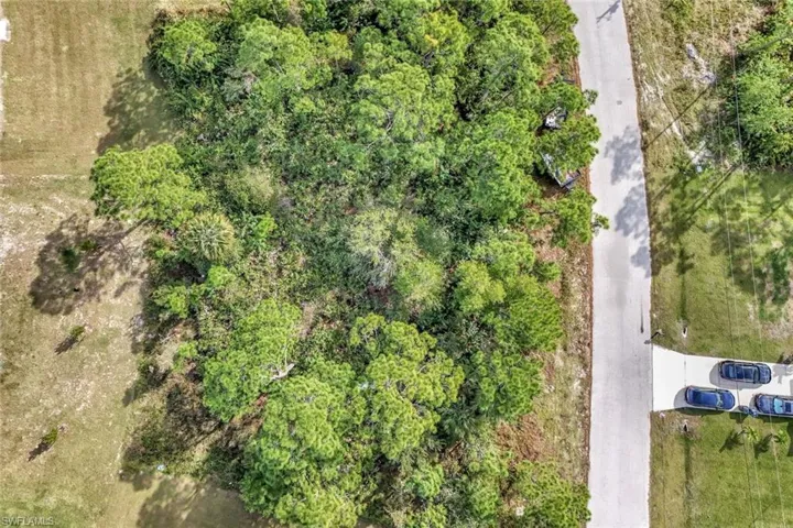 Aerial view of property's location