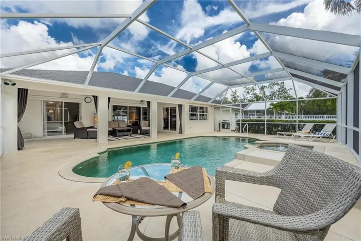 View of pool