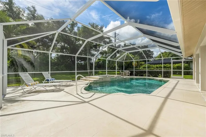 View of pool