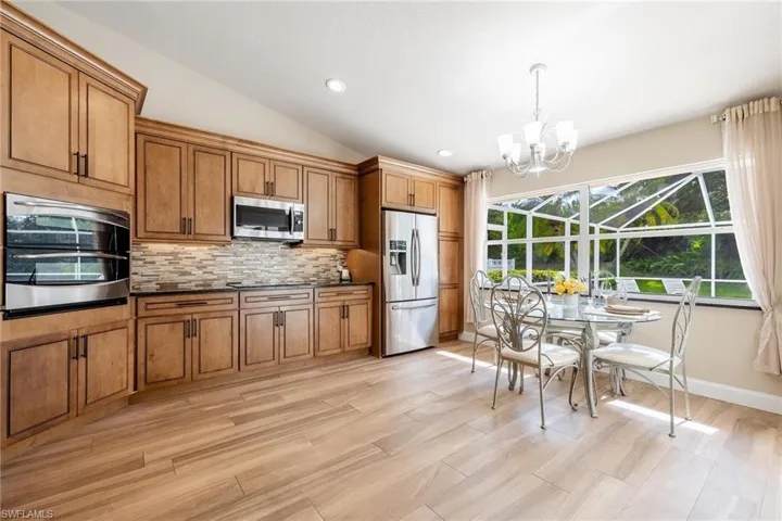 Kitchen with breakfast nook