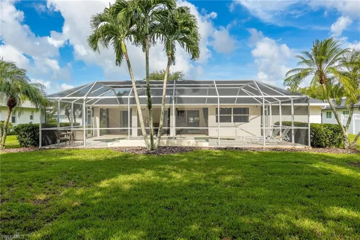 Back of property