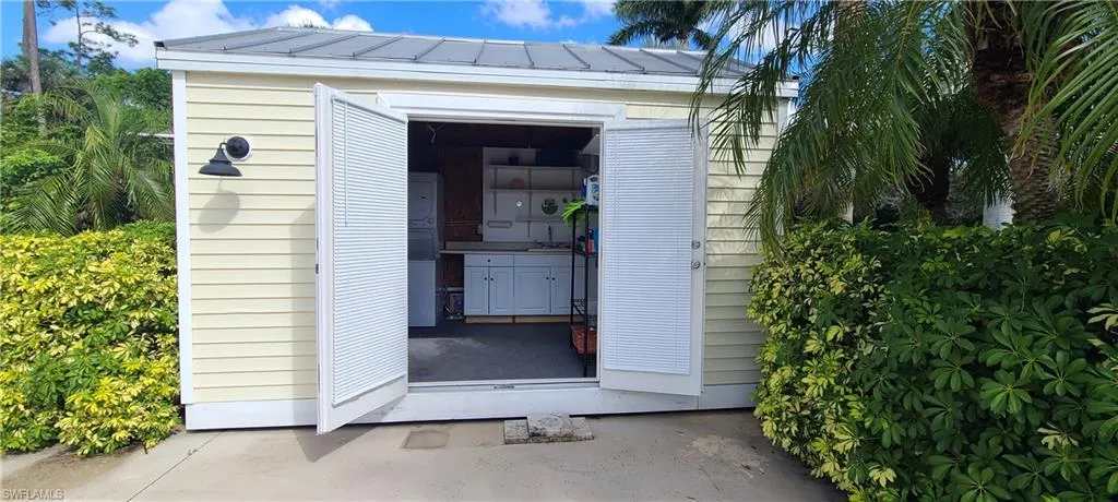 View of outbuilding