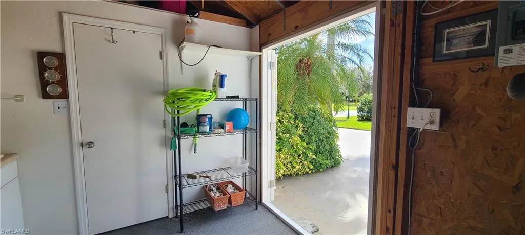 View of doorway to outside