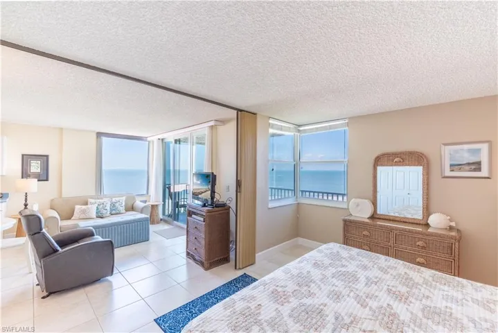 Gulf view from the bedroom