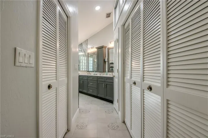 TONS OF CLOSET SPACE.