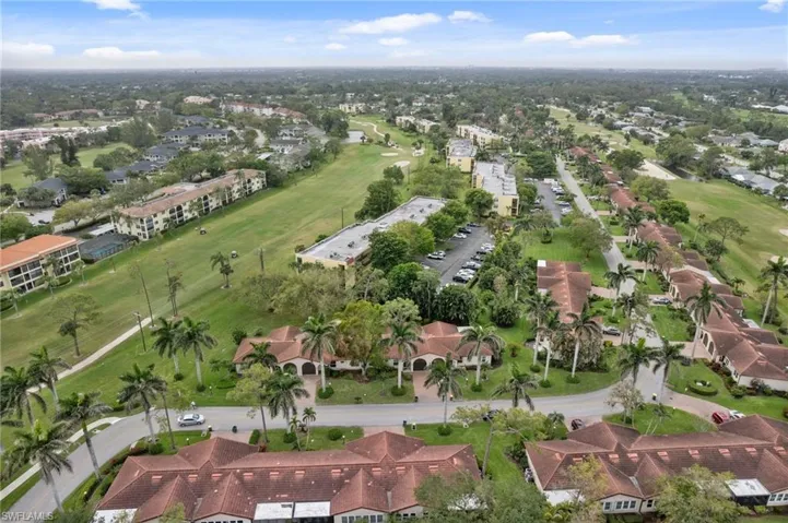 Drone / aerial view of a golf club