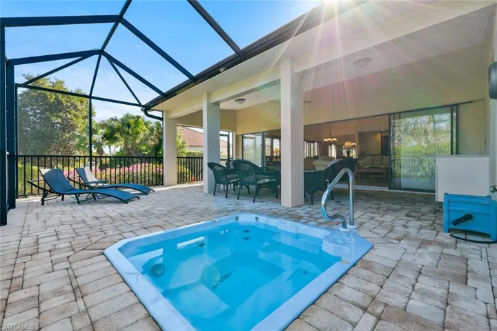 Private Spa on Extended Screened Lanai