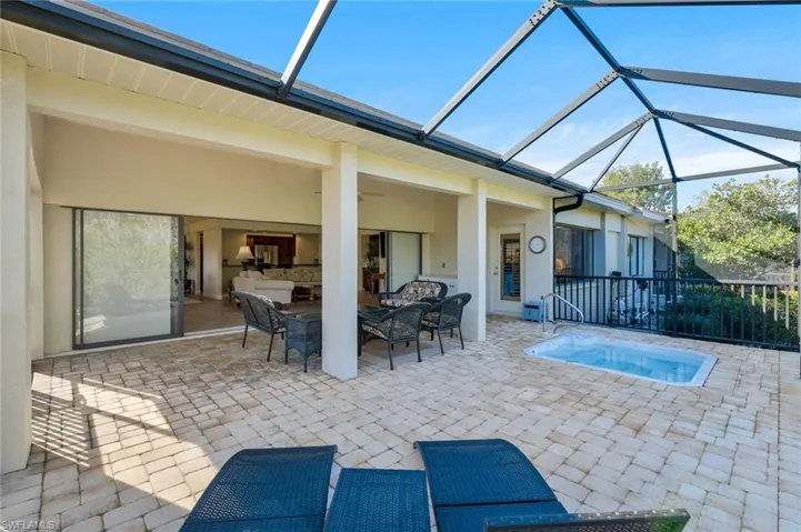 Large Extended Paver Lanai, Exit Door to The Pool or Yard