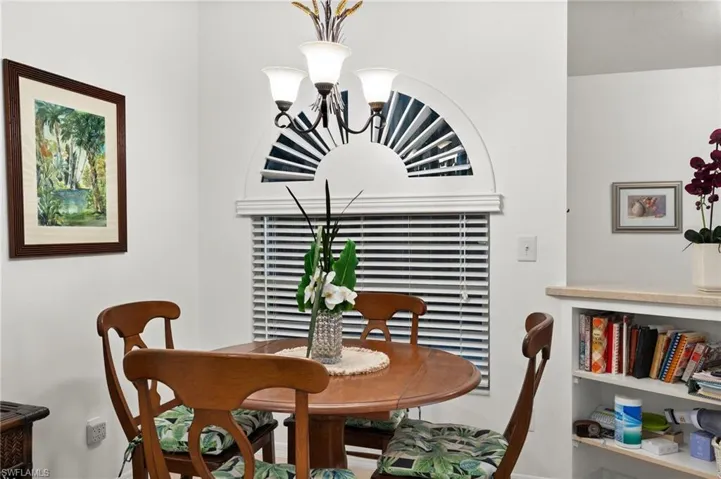 View of dining area
