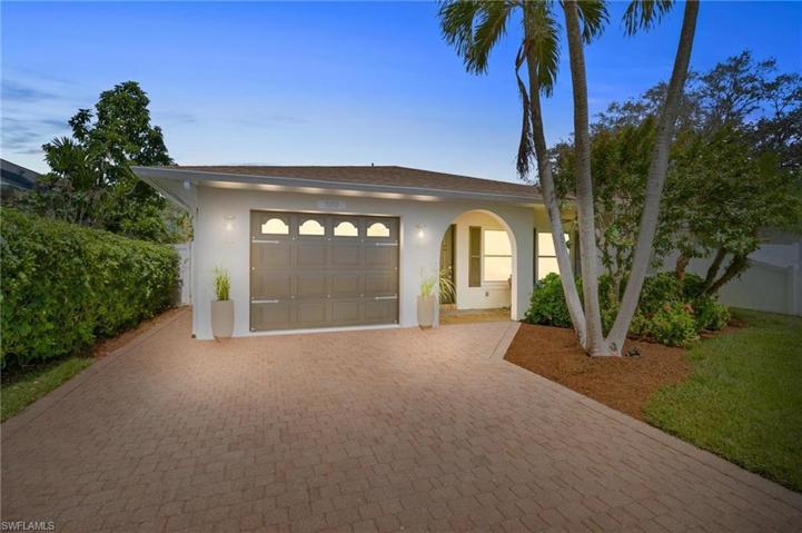 Freshly updated desirable west side of Naples Park property is just 1 mile from the beach. A short walk or drive to epic sunsets every night. New roof, 2018. No hurricane damage or water intrusion.