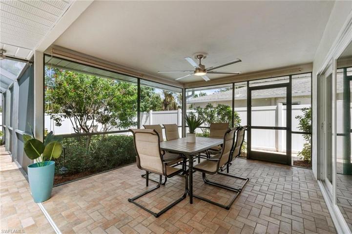 Large Back Patio Dining Area