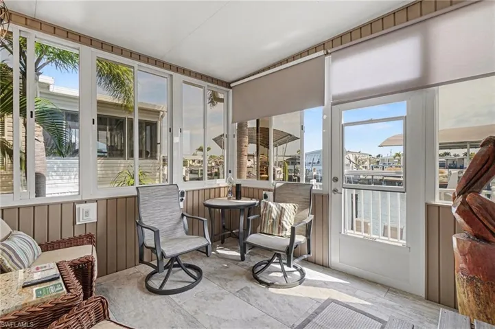 View of sunroom/porch