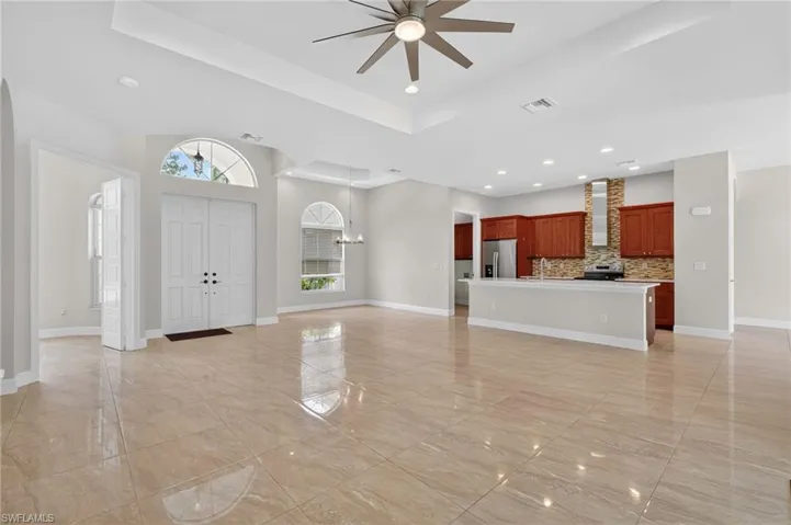 Spacious open floor plan