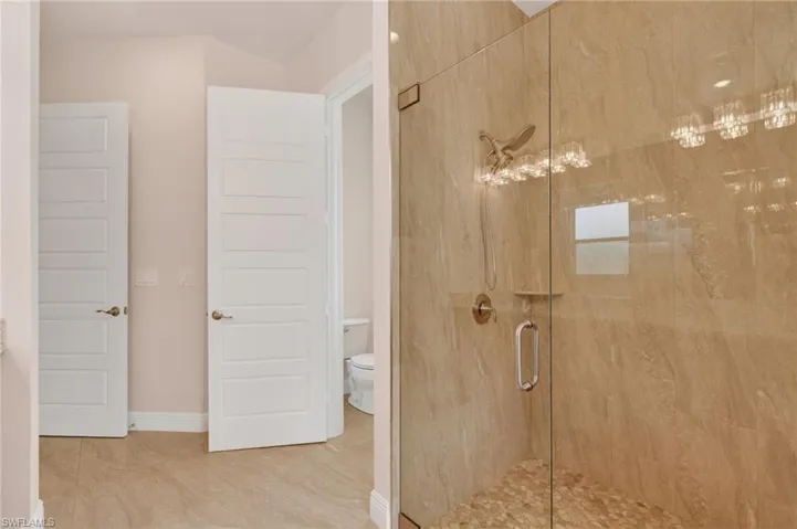 Primary bathroom with private water closet