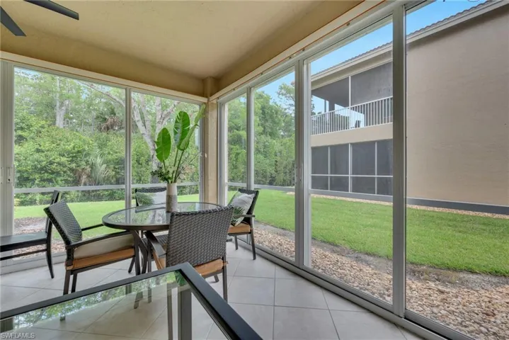 Large glassed in lanai for year round use