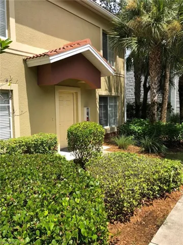 Nicely landscaped and private front door