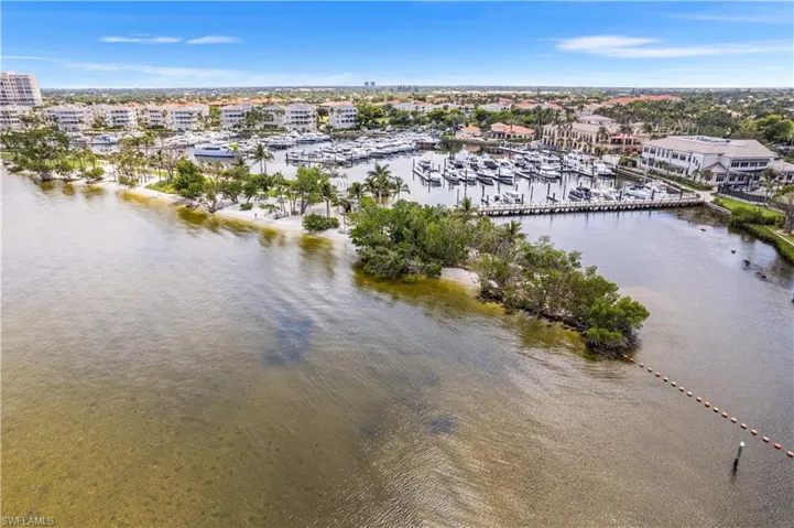Aerial View of the marina
