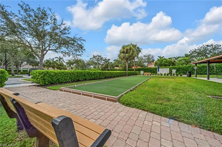 View of community  bocce ball area