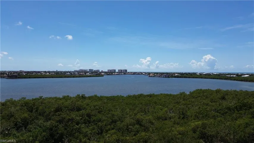 View of Collier Bay from kitchen lanai