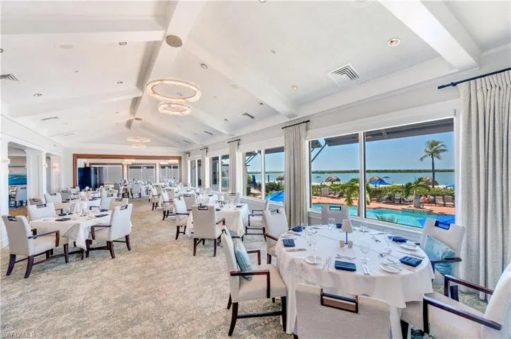 Gulfview dining room at Hideaway Beach Clubhouse