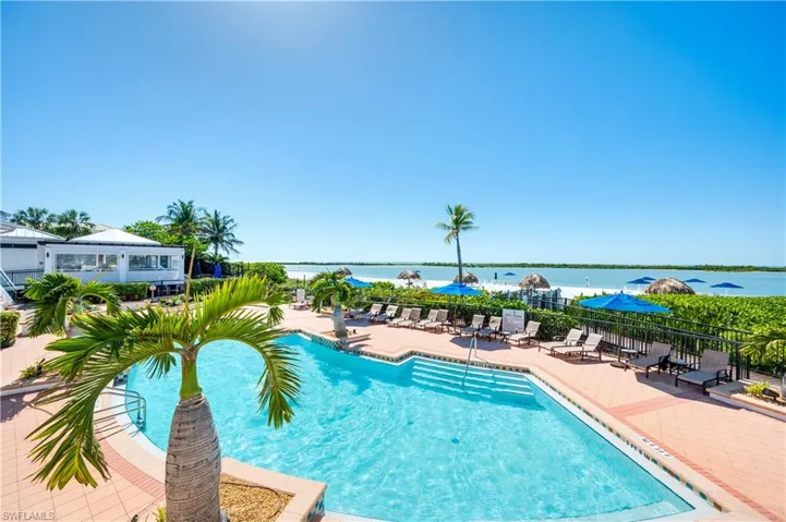 Hideaway Beach Clubhouse pool, adjacent to the Gulf of Mexico