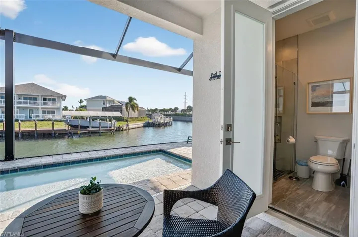 Pool Bath Entry