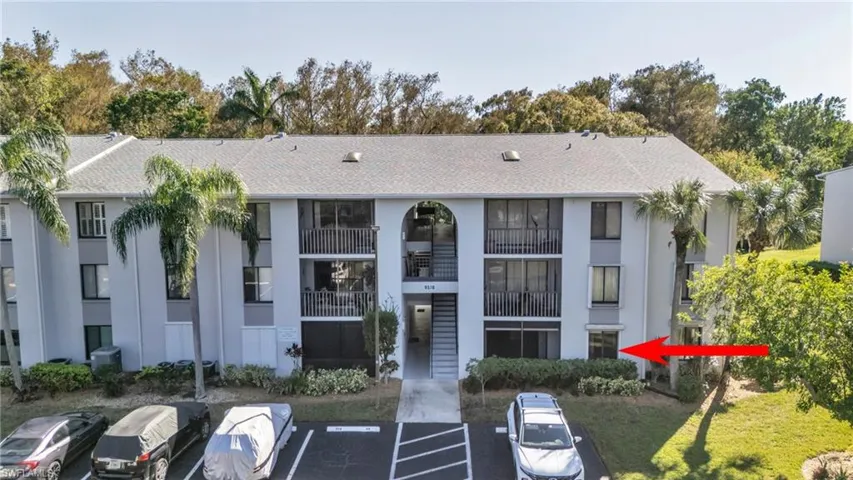 View of proVery desirable first floor, corner unit.perty