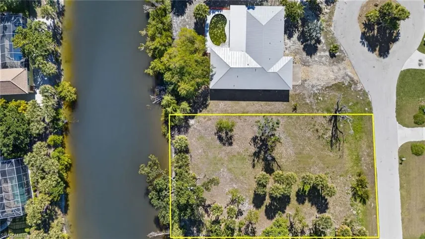 Aerial view of property
