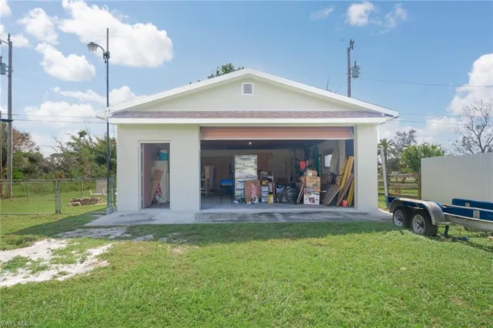 Oversized Garage 24' wide x 26' deep