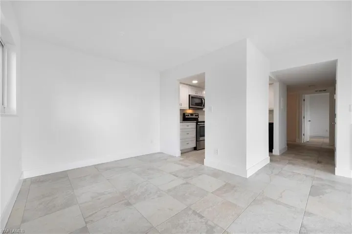 View of unfurnished living room
