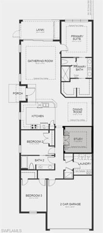 Structural options include: Tray ceiling package, U/M kitchen sink SS, ODK rough in, impact windows, and double pocket door in den.