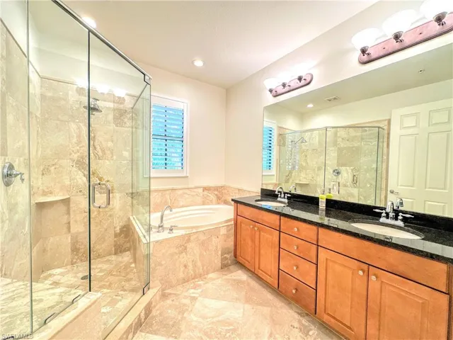 Master Bathroom Shower and Tub