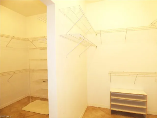 View of spacious closet