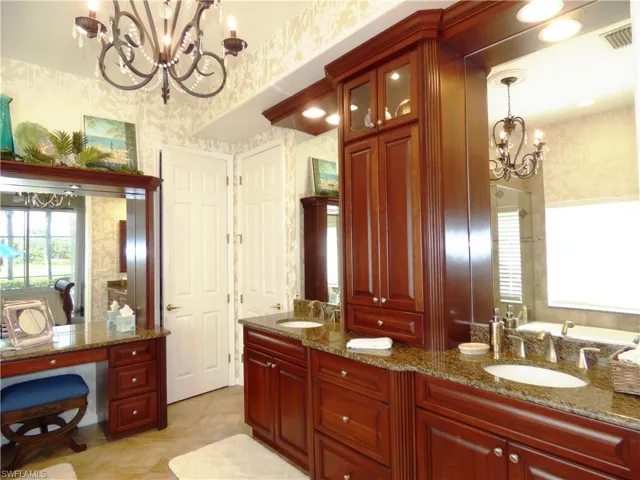Completely remodeled master bathroom.