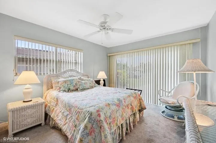 bonus Room featuring multiple windows, carpet flooring, and a ceiling fan