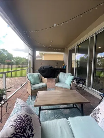 Screened lanai