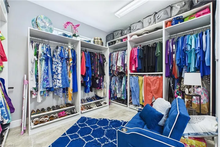 Primary Suite's closet is as big as a room!
