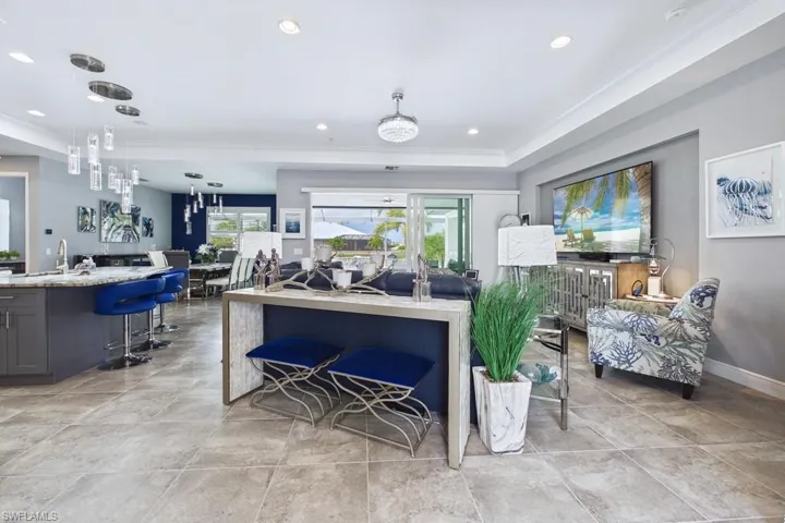Living spaces have lots of room and WOW!