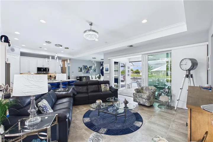 Living spaces have lots of room and WOW!