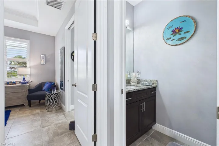 Guest half bath.