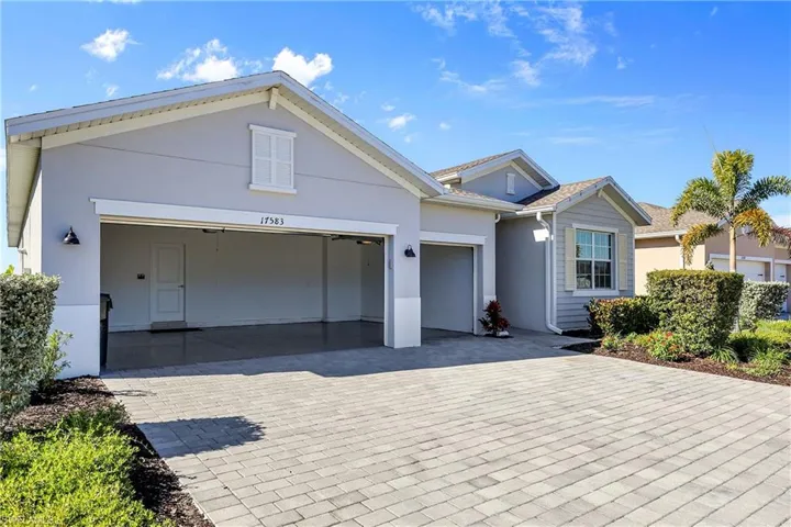 Spacious 3-car garage